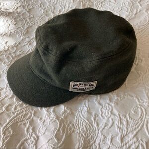 Vans Dark Green Military Style Cap used good condition